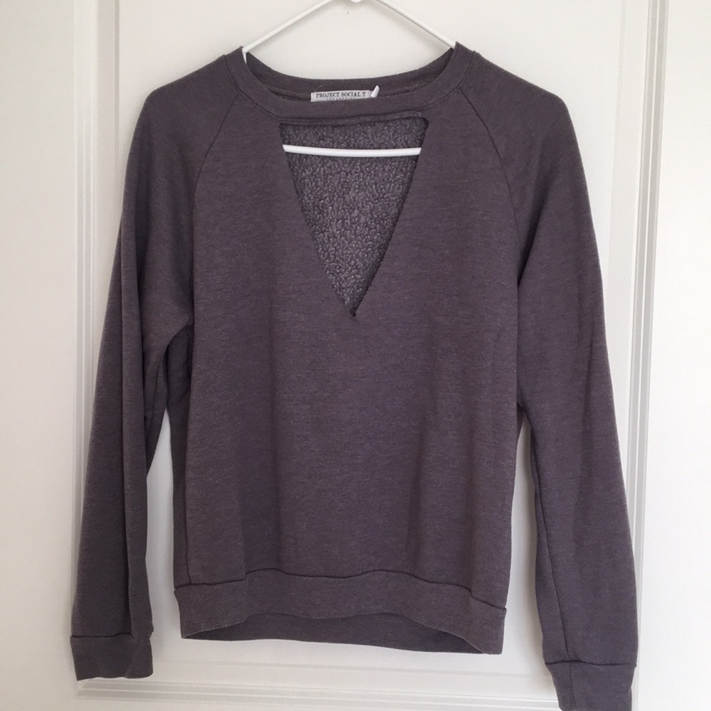 Cutout sweatshirt